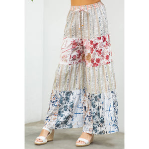 Bohemian Chic: Tiered Bell Bottom Pants