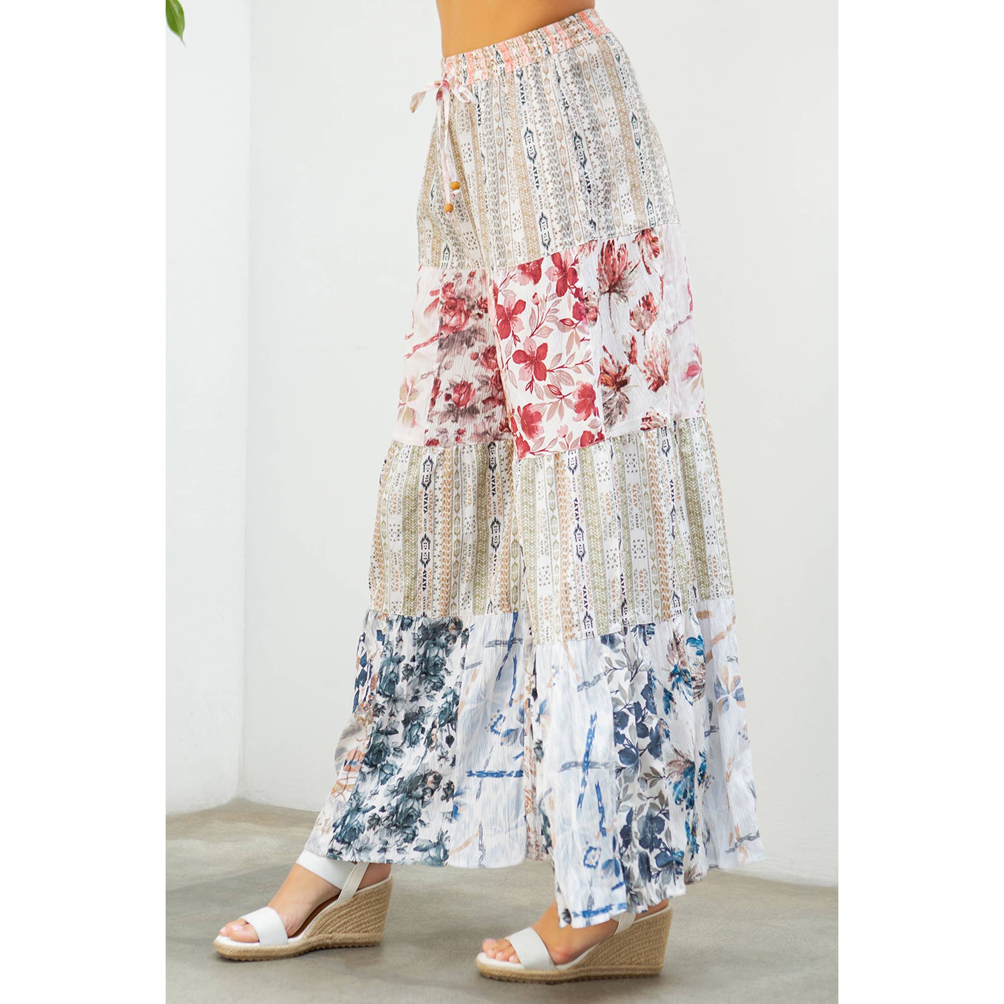 Bohemian Chic: Tiered Bell Bottom Pants