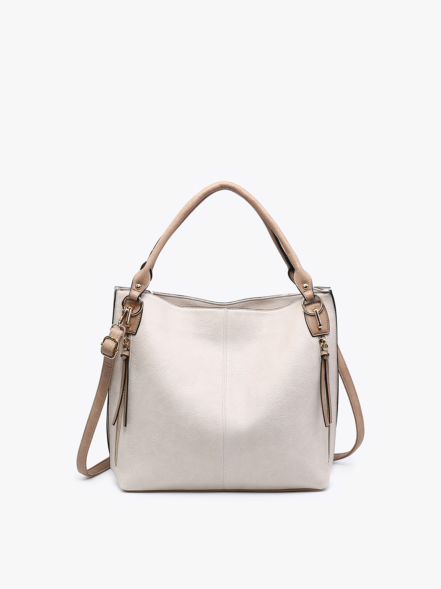 Connar Distressed Side Pocket Tote