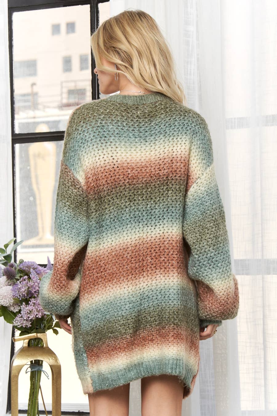 BOHO OMBRE CARDIGAN