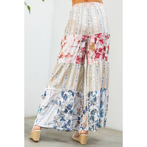 Bohemian Chic: Tiered Bell Bottom Pants