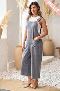 Chic Terry Jumpsuit with Pockets