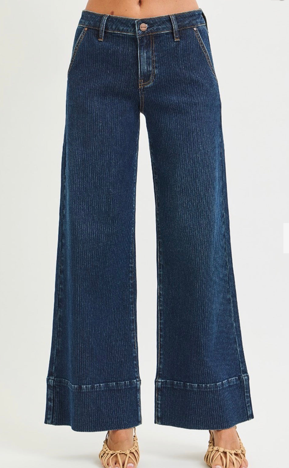 Risen Classy But Keepin Cute Mid Rise Denim