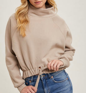 Perfect Choice Front Tie Sweatshirt