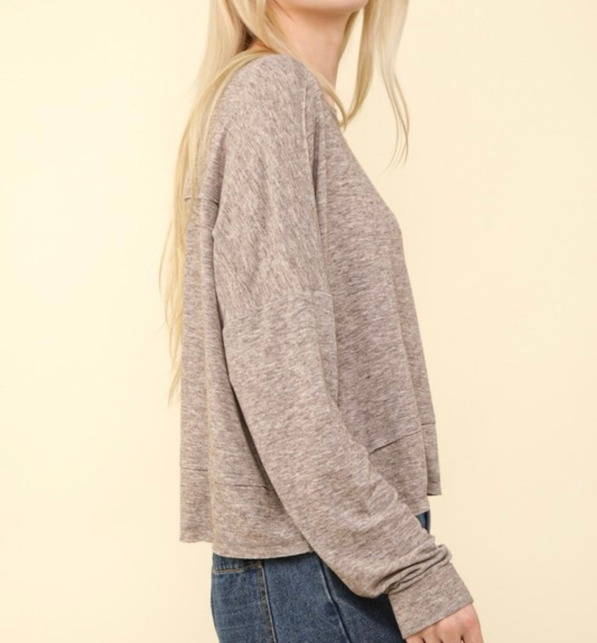 Oversized Casual Knit Top