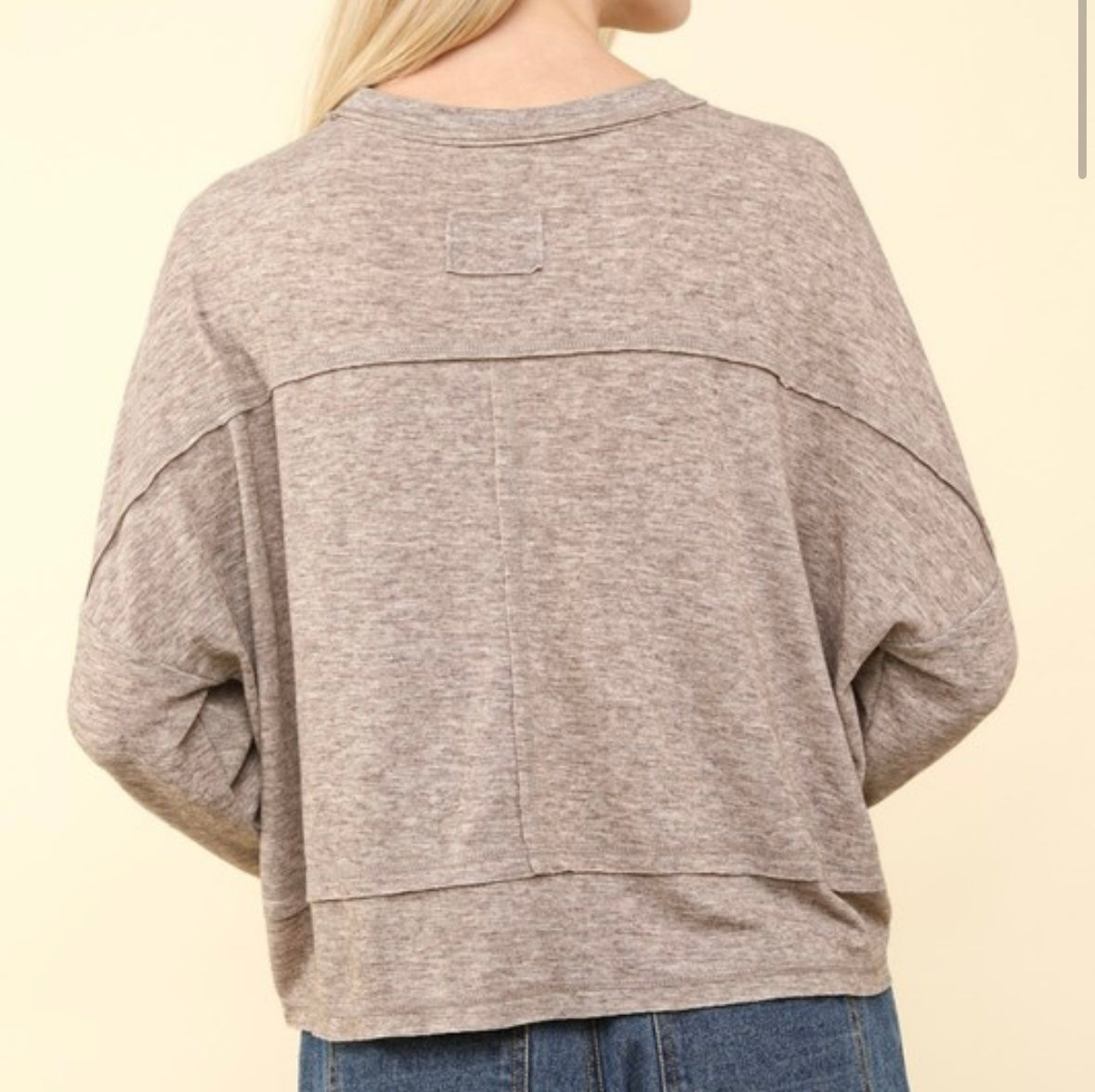 Oversized Casual Knit Top