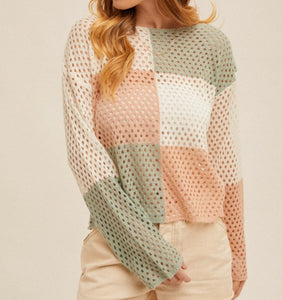 Pastel Colorblock Sweater