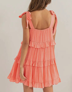 Coral Ruffle Mini