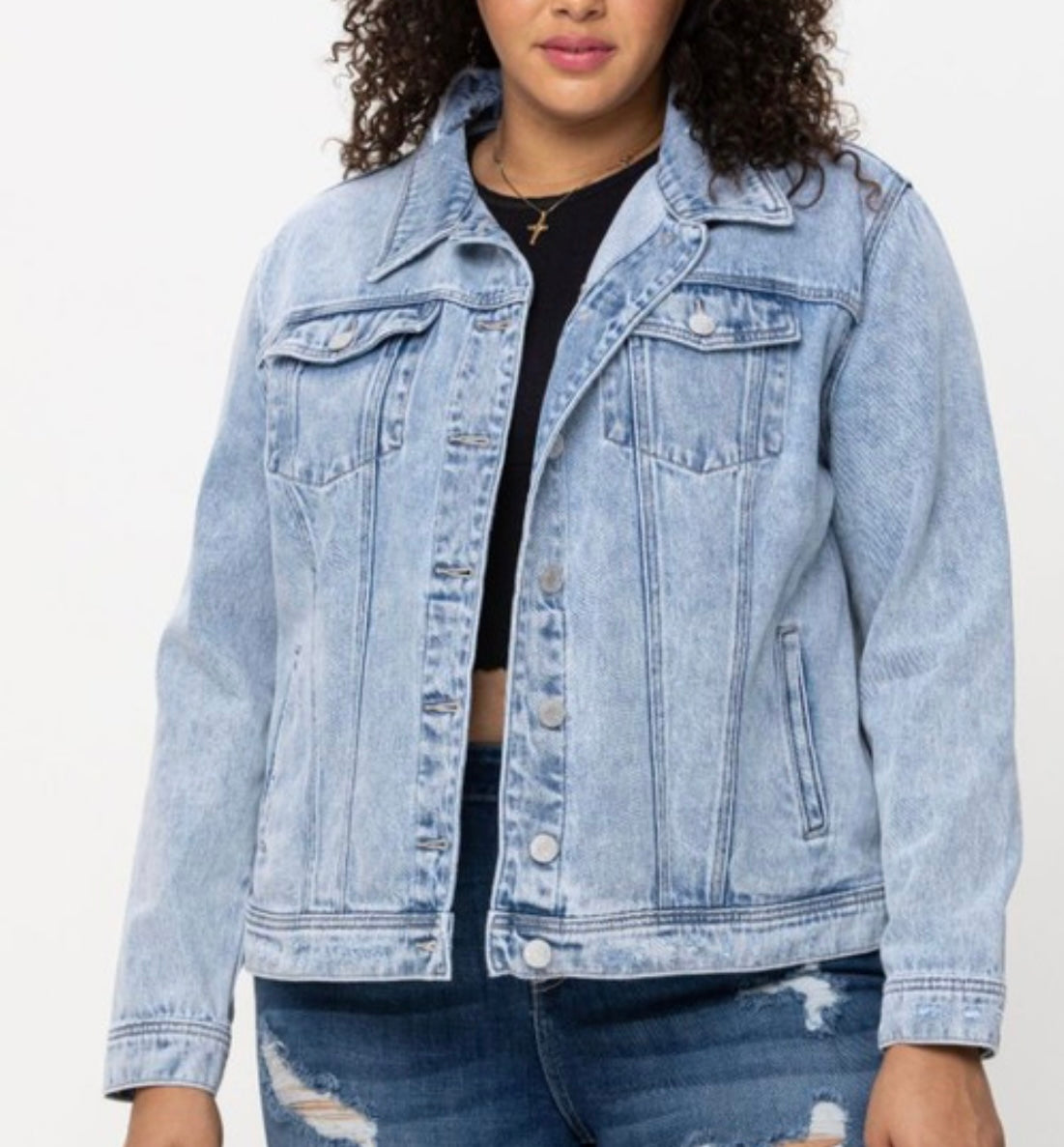 Cello Denim Jacket For Curves