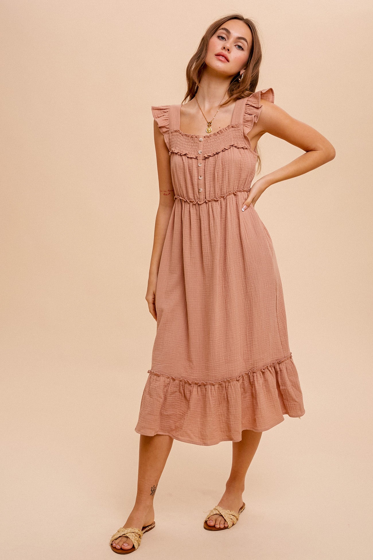 Mauve Swing Dress