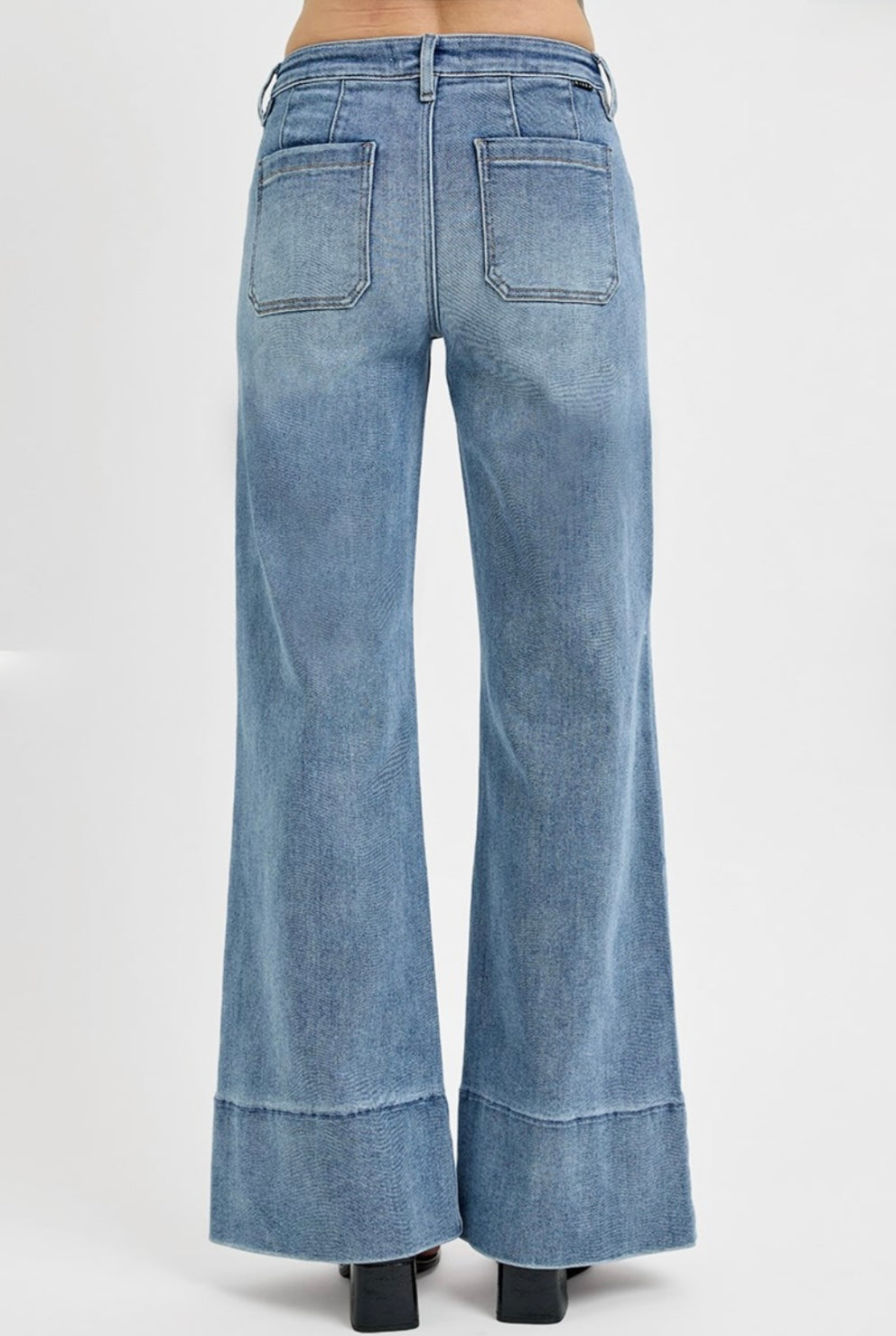 Risen Tummy Control Mid Rise Ankle Flare