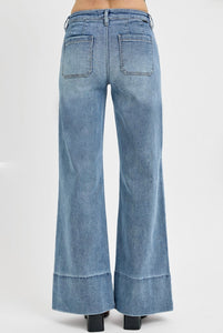 Risen Tummy Control Mid Rise Ankle Flare