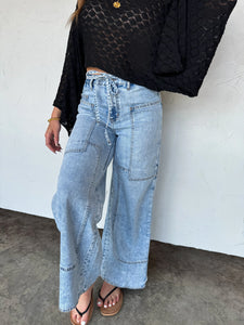 Movie Tie Waist Jeans