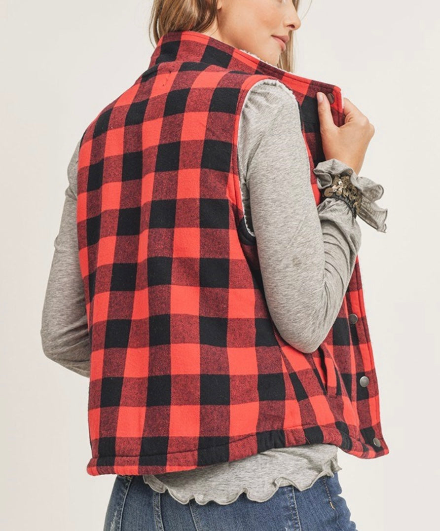 Cozy Up Trucker Vest