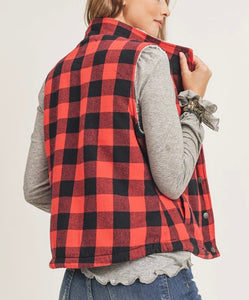 Cozy Up Trucker Vest