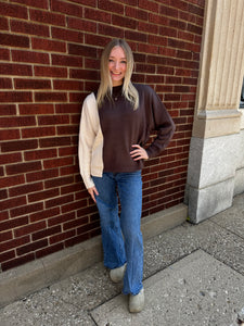 Ava Color Block Sweater