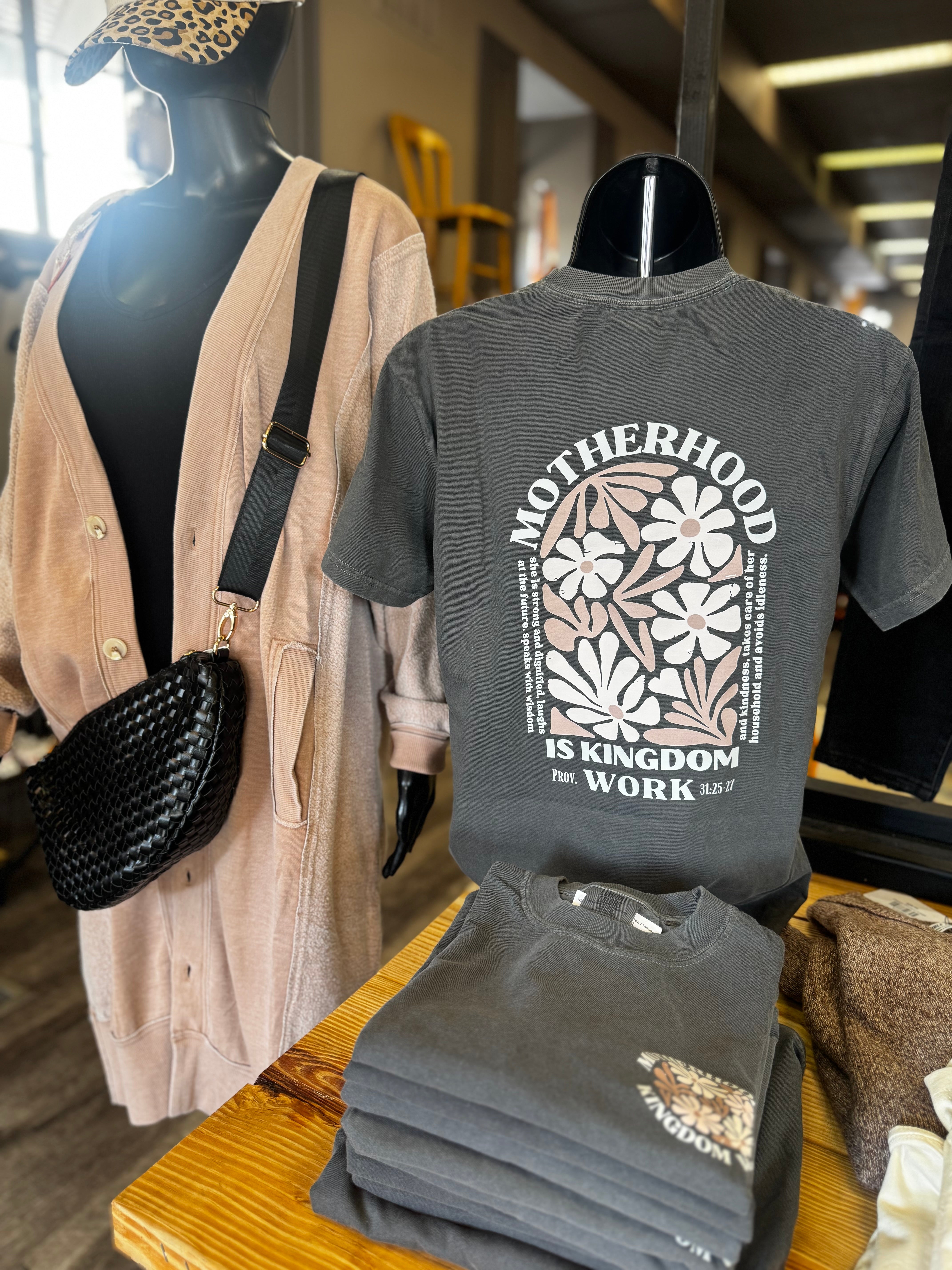 Motherhood is Kingdom Work Tee