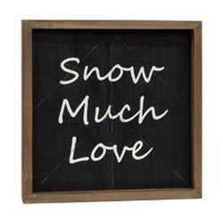 Snow Much Love (Reversible) Sign