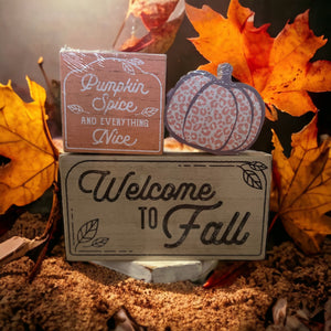 Welcome To Fall 3pc Set
