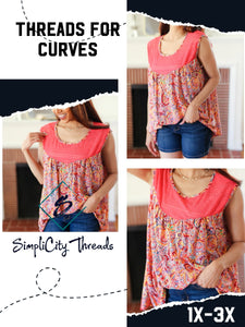 PAISLEY FLORAL PRINT TANK TOP