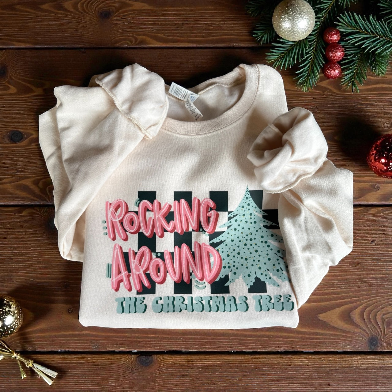 Rocking Round The Christmas Tree Retro Crew