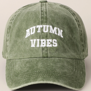 Autumn Vibes Hat: Olive