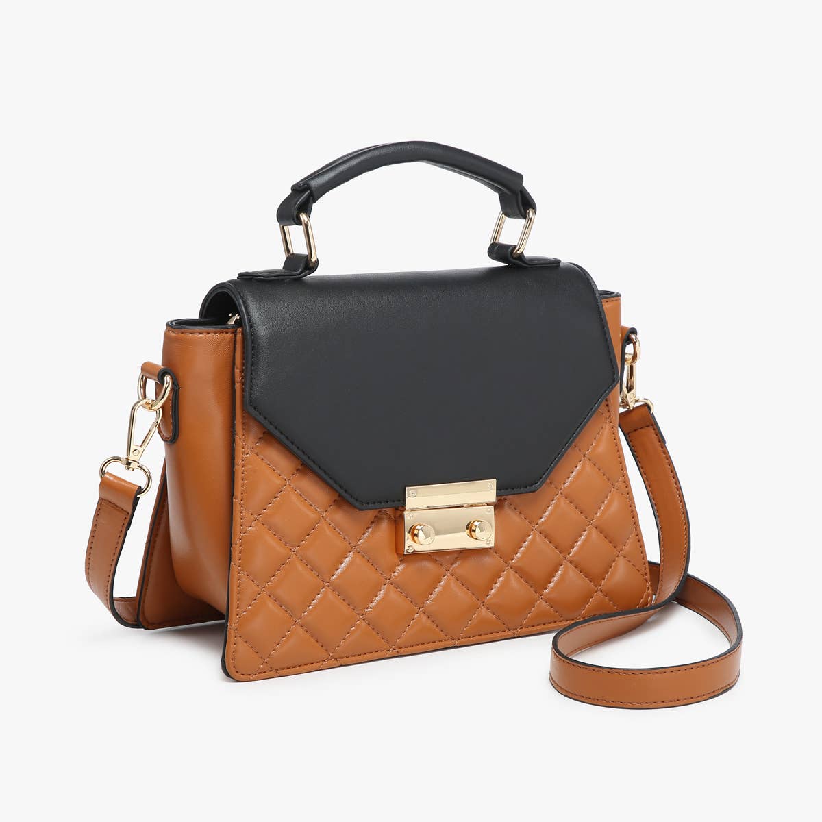 Lou Square Quilted Crossbody