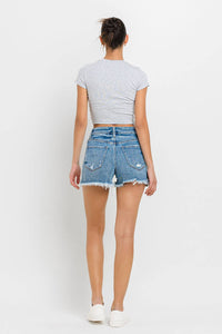 HIGH RISE W LOW FRONT RISE SHORTS