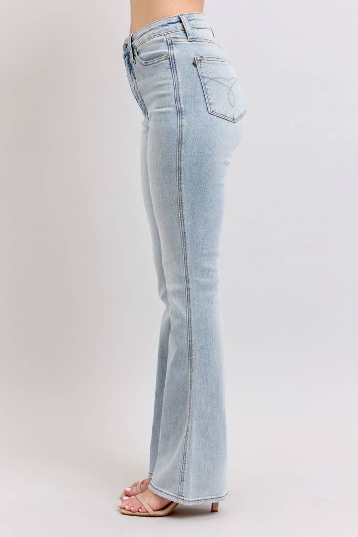 High Waisted Tummy Control Bootcut: Short