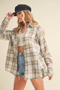 Ky Plaid Washed Flannel