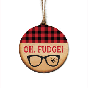 Oh Fudge Holiday Ornament for Christmas