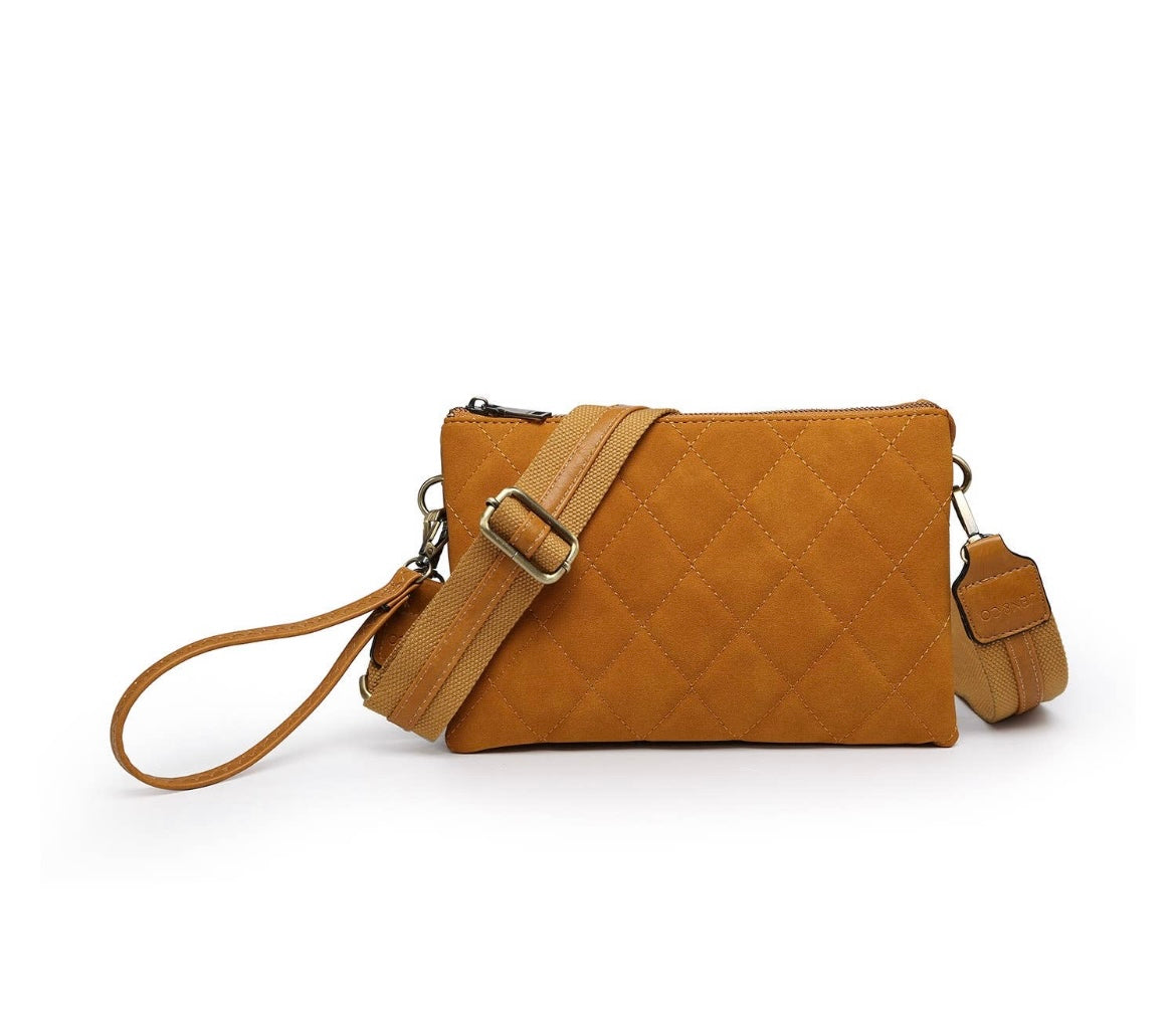 Izzy Quilted Mustard