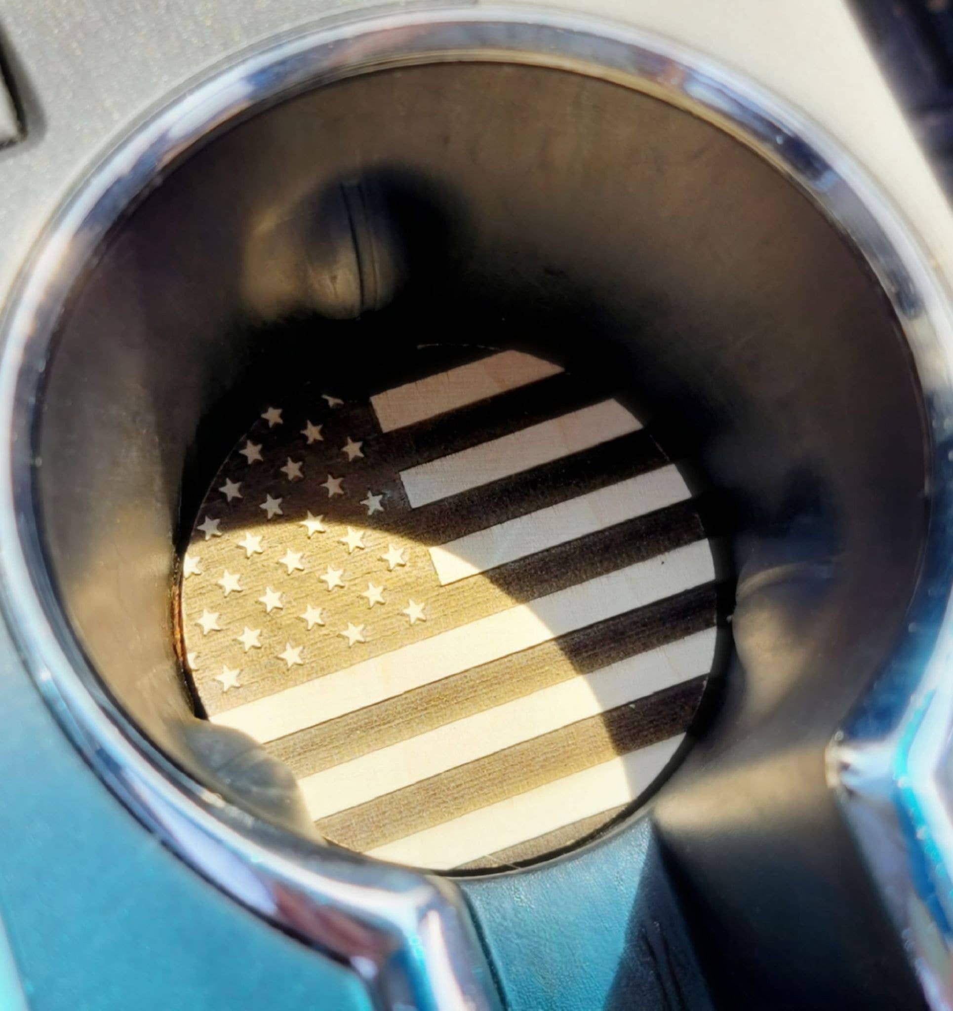 American Flag Car Coasters, Set of 2