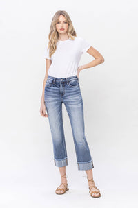 HIGH RISE STRAIGHT JEAN: INFALLIBLE