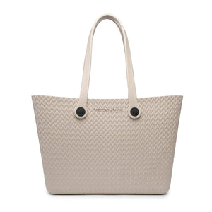 Carrie Textured Versa Tote w/ Interchangeable Straps